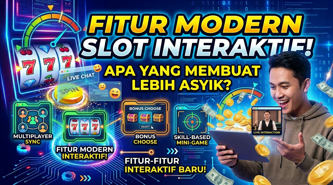Fitur-Fitur Modern dalam Putar Menang Slot Online yang Membuat Pengalaman Bermain Lebih Interaktif