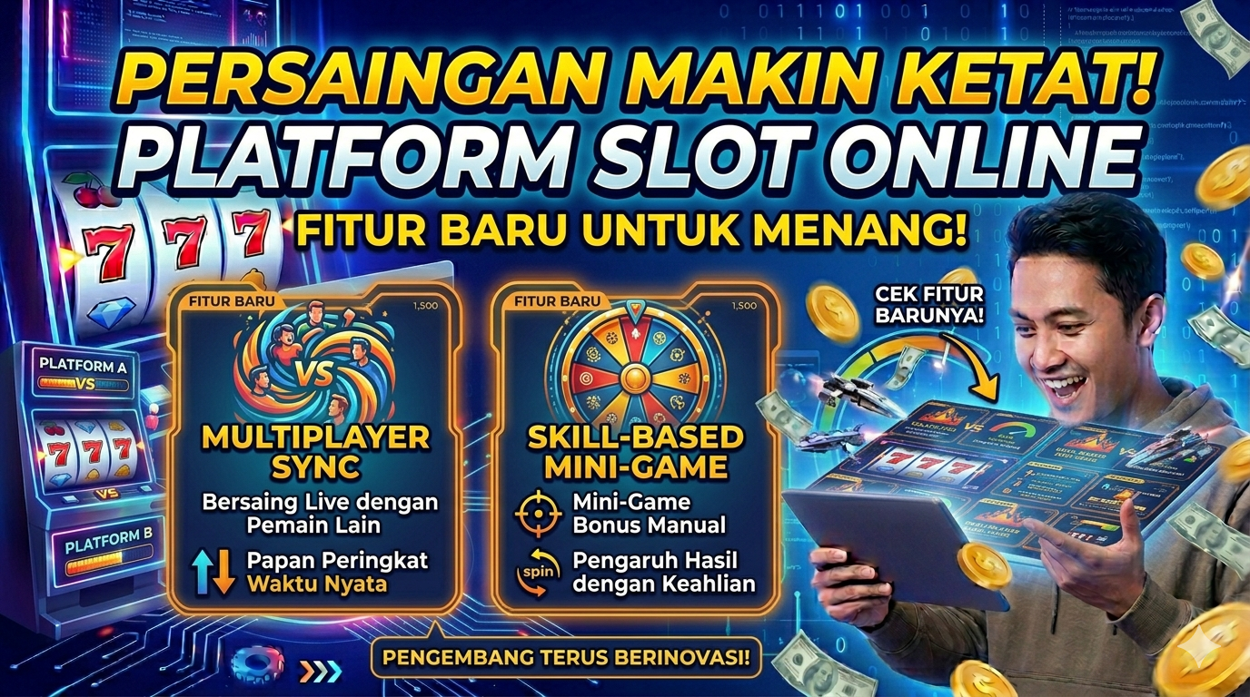 Persaingan Platform Putar Menang Slot Online Semakin Ketat, Pengembang Hadirkan Fitur Baru