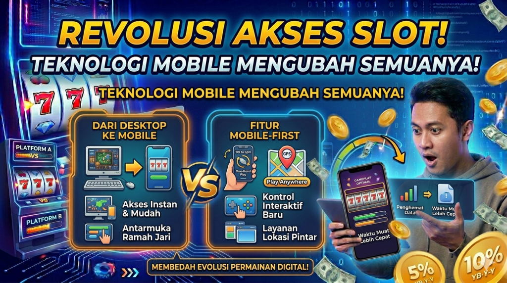 Bagaimana Teknologi Mobile Mengubah Cara Pengguna Mengakses Putar Menang Slot Online?